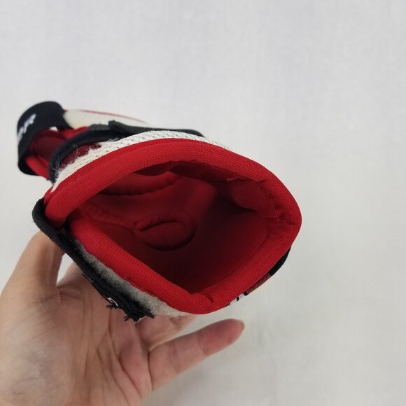 Bauer Vapor X60 Elbow Pads Guard Jr Small Hockey Hook Loop 3 Straps Hard Shell - Picture 12 of 16